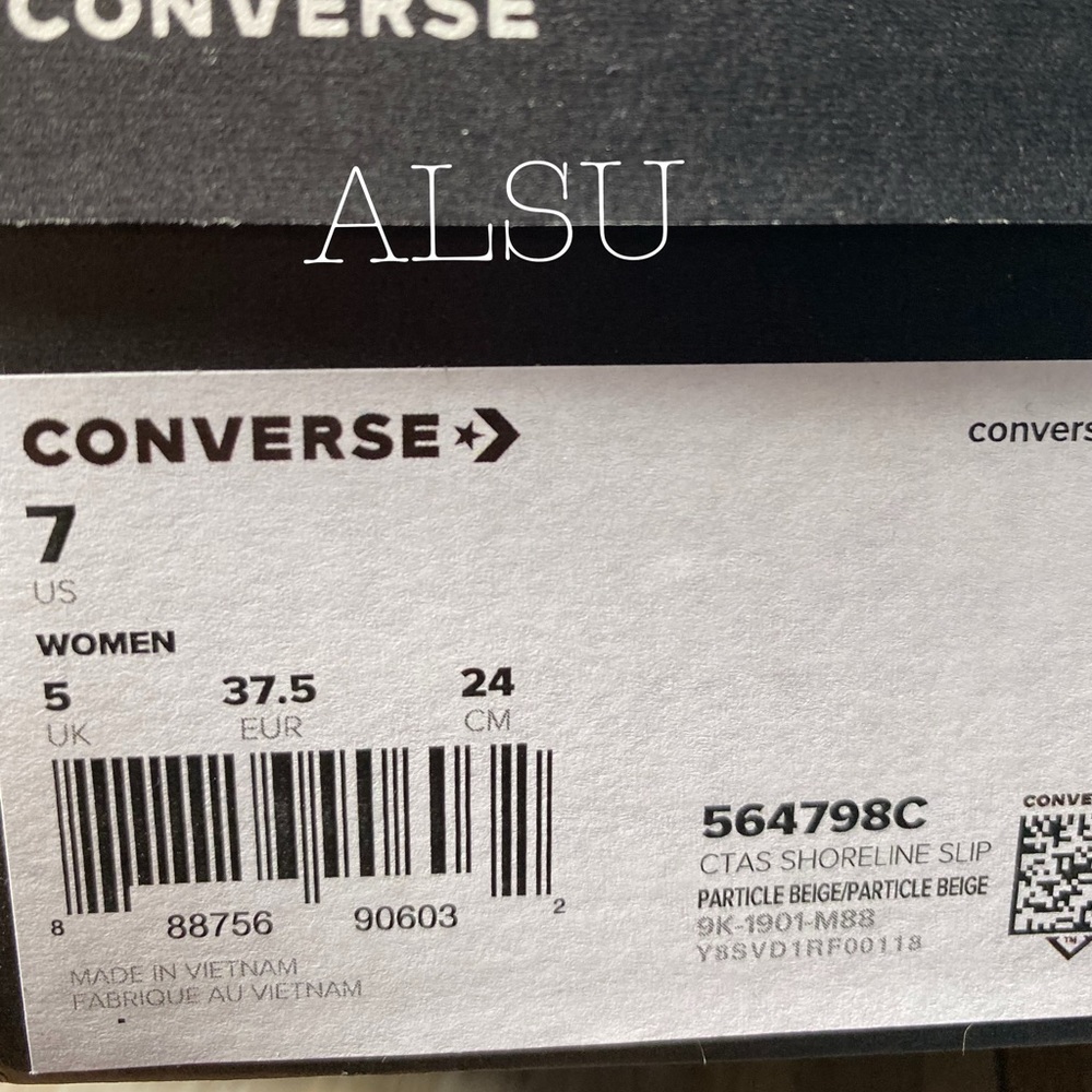 Converse Shoreline Slip Beige W AUTHENTIC - Picture 8 of 8